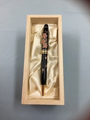 輪島塗蒔絵雅風ボールペン　桜